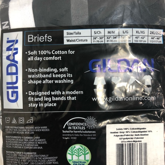 Gildan Men’s Briefs 2XL 4 Pack - Picture 8 of 8